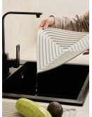 Коврик для сушки посуды dry flex, 34,6х44,6 см, серый Коврик для сушки посуды dry flex, 34,6х44,6 см, серый