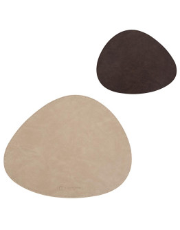 Салфетка сервировочная drop, 33х41 см, коричневая/бежевая