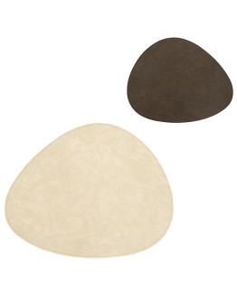 Салфетка сервировочная drop, 33х41 см, темно-коричневая/молочная