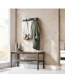 Вешалка настенная flip, 50,8 см, 5 крючков, черная