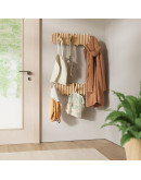 Вешалка настенная picket, 61 см, 8 крючков, натуральное дерево