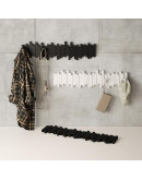 Вешалка настенная sticks, 72 см, 8 крючков, белая Вешалка настенная sticks, 72 см, 8 крючков, белая