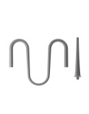 Органайзер для посуды и столовых приборов peggy, 20х55 см, серый