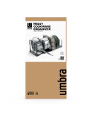 Органайзер для посуды и столовых приборов peggy, 20х55 см, серый