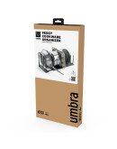 Органайзер для посуды и столовых приборов peggy, 20х55 см, серый