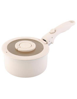 Ковш с крышкой и съемной ручкой smart ceramic, D18 см