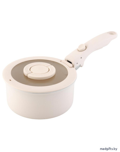 Ковш с крышкой и съемной ручкой smart ceramic, D18 см Ковш с крышкой и съемной ручкой smart ceramic, D18 см