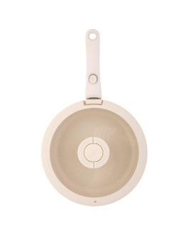 Сковорода с крышкой и съемной ручкой smart ceramic, D24 см