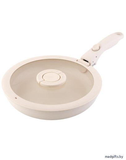 Сковорода с крышкой и съемной ручкой smart ceramic, D24 см Сковорода с крышкой и съемной ручкой smart ceramic, D24 см