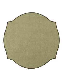 Салфетка сервировочная etica, D38 см, зеленая