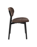 Стул Раунд, рогожка, коричневый