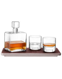 Набор для виски на деревянном подносе cask, 3 пред.