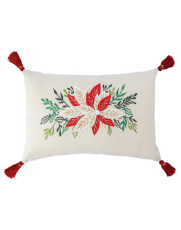 Подушка декоративная Зимний цветок из коллекции new year essential, 30x45см