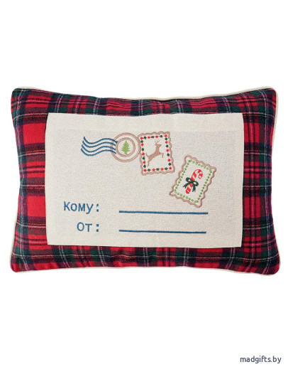 Подушка декоративная Зимняя почта
 из коллекции new year essential, 30x45см
