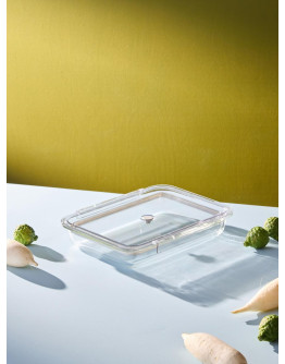 Контейнер для запекания и хранения click glass с крышкой, 1,4 л