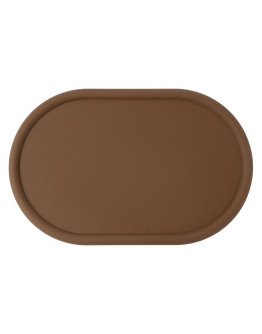 Коврик силиконовый Контур цвета мокко из коллекции pets essential, 29х45 см