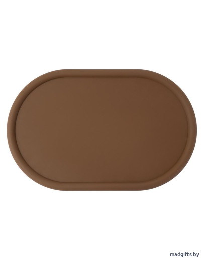 Коврик силиконовый Контур цвета мокко из коллекции pets essential, 29х45 см