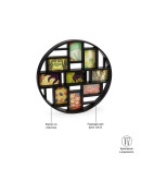 Фоторамки и фотопанно: Панно для фотографий luna черное Панно для фотографий luna черное