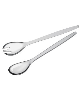 Набор ложек для салата happy hour, прозрачные, 2 шт.