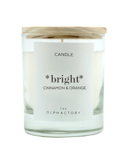 Свеча ароматическая the olphactory, bright, orange&cinnamon, 40 ч
