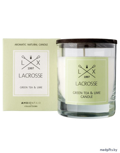 Ароматы для дома: Свеча ароматическая в стекле Зеленый чай & Лайм 8*8 см Свеча ароматическая в стекле Зеленый чай & Лайм 8*8 см
