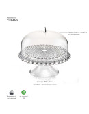 Тортовница tiffany s прозрачная