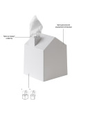 Бокс для салфеток casa белый