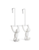 Вешалки: Вешалка надверная buddy белая Вешалка надверная buddy белая