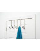 Вешалка надверная schnook 5 крючков черная-никель