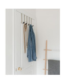 Вешалки: Вешалка надверная schnook 5 крючков черная-никель Вешалка надверная schnook 5 крючков черная-никель