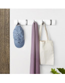 Вешалки: Вешалка настенная горизонтальная flip 5 крючков белая Вешалка настенная горизонтальная flip 5 крючков белая