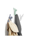 Вешалки-крючки buddy 3 шт. разноцветные мятные