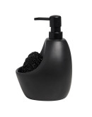 Диспенсер для мыла с подставкой для губки joey черный