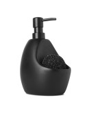 Диспенсер для мыла с подставкой для губки joey черный