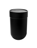 Контейнер мусорный touch с крышкой черный