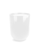 Контейнер мусорный с крышкой step белый