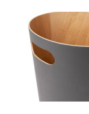 Корзина для мусора woodrow серая