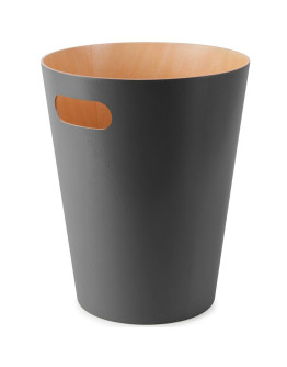 Корзина для мусора woodrow, 7,5 л, темно-серая