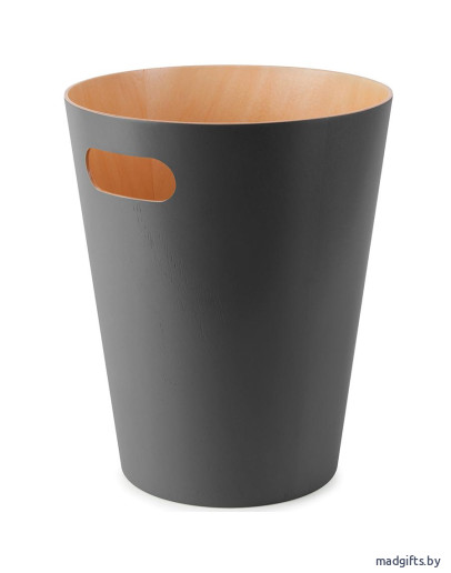 Корзина для мусора woodrow серая