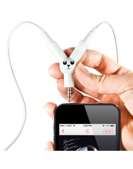 Разветвитель для наушников jack rabbit