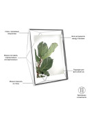 Фоторамки и фотопанно: Фоторамка prisma 20х25 хром Фоторамка prisma 20х25 хром