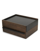 Шкатулка для украшений stowit чёрный-орех