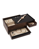 Шкатулка для украшений stowit чёрный-орех