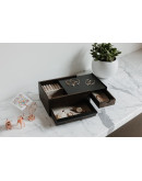 Шкатулка для украшений stowit чёрный-орех