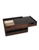 Шкатулка для украшений stowit чёрный-орех