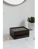 Шкатулка для украшений stowit чёрный-орех