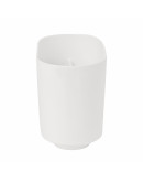 Стакан для зубных щеток step белый