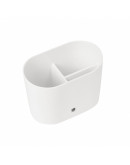 Стакан для зубных щеток step белый