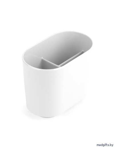 Стакан для зубных щеток step белый