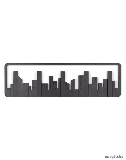 Вешалки: Вешалка настенная skyline черная Вешалка настенная skyline черная